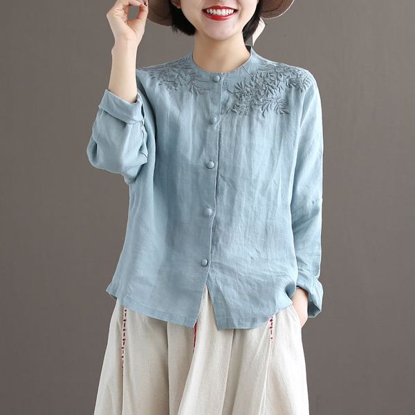women's cape autumn arts style women long sleeve o-neck loose shirts vintage embroidery cotton linen blouses femme blusas plu, Black
women's cape autumn arts style women long sleeve o-neck loose shirts vintage embroidery cotton linen blouses femme blusas plu, Black