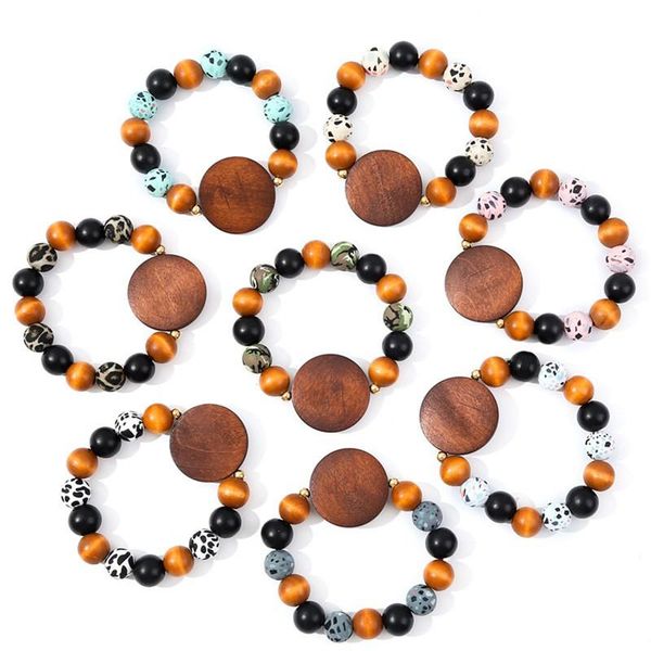 charm bracelets fashion dark colorful silicone beaded bracelet wood charms for women men autumn jewelry gifts, Golden;silver
charm bracelets fashion dark colorful silicone beaded bracelet wood charms for women men autumn jewelry gifts, Golden;silver
