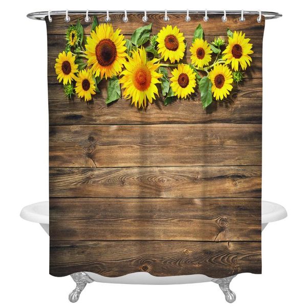 sunflower leaves retro wooden board shower curtain home decoration bathroom item waterproof curtains
sunflower leaves retro wooden board shower curtain home decoration bathroom item waterproof curtains
