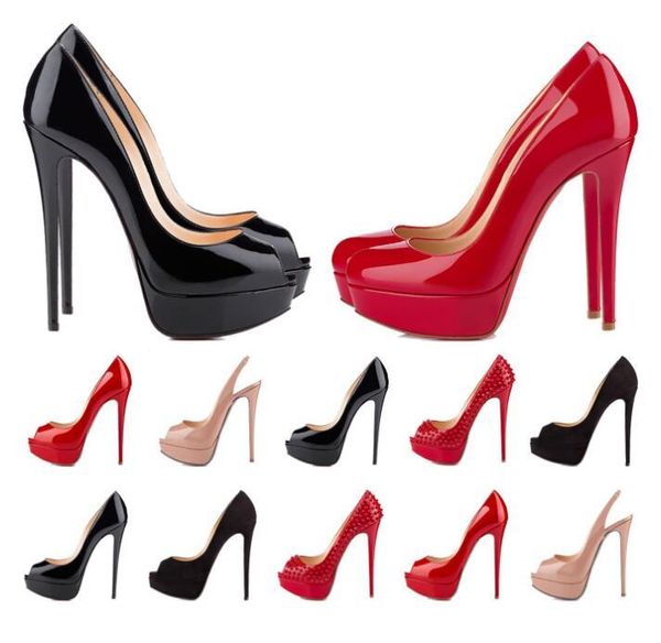 sandals classic brand red bottom high heels platform shoe pumps nude/black patent leather peep-toe women dress wedding shoes
sandals classic brand red bottom high heels platform shoe pumps nude/black patent leather peep-toe women dress wedding shoes