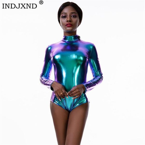 women's jumpsuits & rompers indjxnd long sleeve women metallic bodysuit turtleneck autumn winter female warm clothes slim fit fashion b, Black;white
women's jumpsuits & rompers indjxnd long sleeve women metallic bodysuit turtleneck autumn winter female warm clothes slim fit fashion b, Black;white