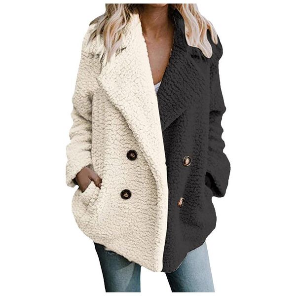 women's hoodies & sweatshirts harajuku women fashion cotton long-sleeved o-neck warm button lambswool blouse thickened down padded, Black
women's hoodies & sweatshirts harajuku women fashion cotton long-sleeved o-neck warm button lambswool blouse thickened down padded, Black