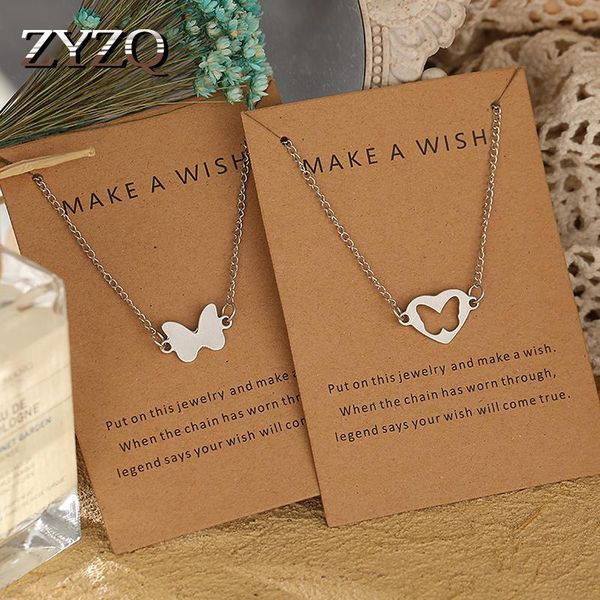 charm bracelets zyzq romantic couple heart butterfly necklace for women wedding anniversary jewelry silver color animal choker, Golden;silver
charm bracelets zyzq romantic couple heart butterfly necklace for women wedding anniversary jewelry silver color animal choker, Golden;silver
