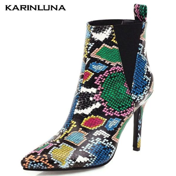 boots karin large sizes 48 snake skin thin high heels office lady shoes party ankle women, Black
boots karin large sizes 48 snake skin thin high heels office lady shoes party ankle women, Black