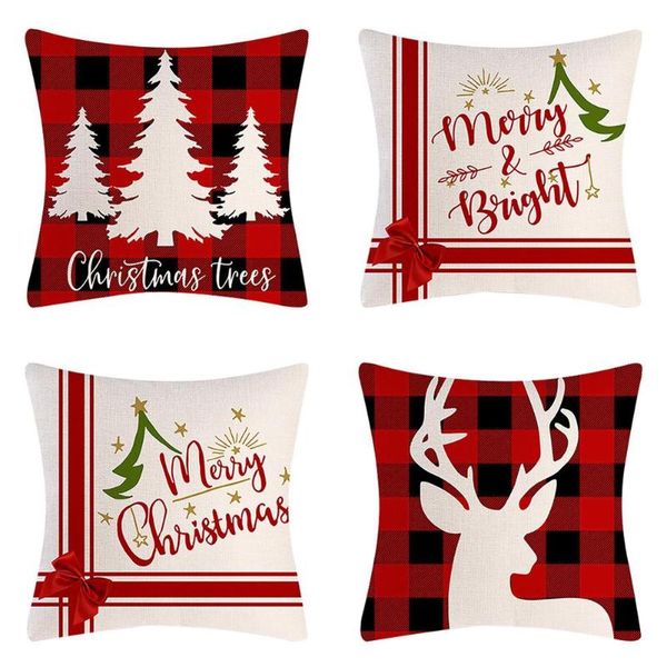 cushion/decorative pillow christmas covers hidden zippered square pillowcase 18 x set of 4 holiday theme decor for sofa bed couch c
cushion/decorative pillow christmas covers hidden zippered square pillowcase 18 x set of 4 holiday theme decor for sofa bed couch c