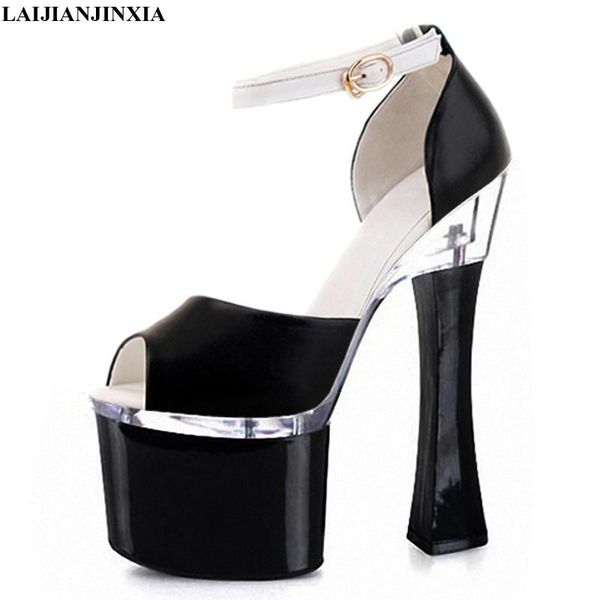 dress shoes laijianjinxia ankle strap sandals spike high heels peep toe platform summer women block heel fetish, Black
dress shoes laijianjinxia ankle strap sandals spike high heels peep toe platform summer women block heel fetish, Black