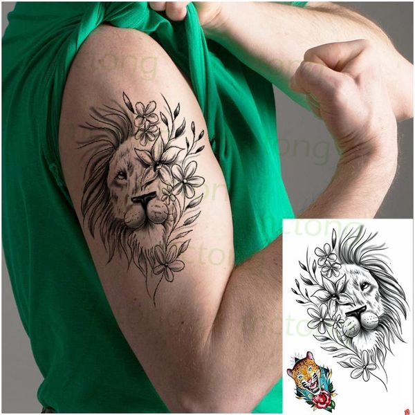 temporary tattoos waterproof tattoo sticker lion leopard red flower tatto flash tatoo tatouage temporaire for women girl men
temporary tattoos waterproof tattoo sticker lion leopard red flower tatto flash tatoo tatouage temporaire for women girl men