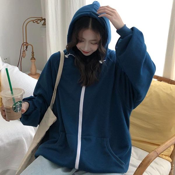 hoodies hoodies womens autumn winter zip-up drawstring sweatshirts pockets zipper solid black blue students oversize outwear new re
hoodies hoodies womens autumn winter zip-up drawstring sweatshirts pockets zipper solid black blue students oversize outwear new re
