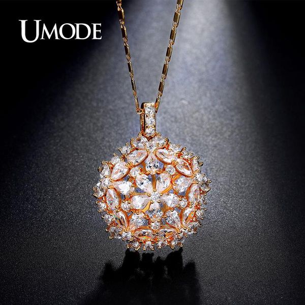 pendant necklaces umode cluster flower design pear and round cut cz crystal gold color & jewelry for women bijoux femme un0222a, Silver
pendant necklaces umode cluster flower design pear and round cut cz crystal gold color & jewelry for women bijoux femme un0222a, Silver