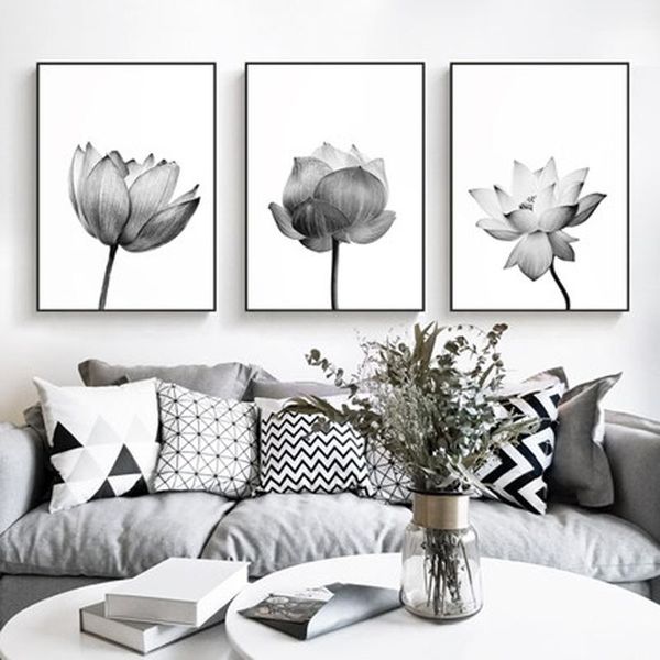 paintings black and white lotus wall art minimalism flowers posters prints modern canvas painting pictures for living room home decor
paintings black and white lotus wall art minimalism flowers posters prints modern canvas painting pictures for living room home decor