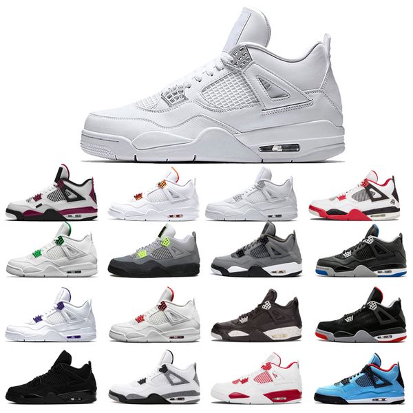 4 4s basketball shoes men woman black cat court purple university red neon bred motorsport orange metallic white cement cool grey trainers
4 4s basketball shoes men woman black cat court purple university red neon bred motorsport orange metallic white cement cool grey trainers