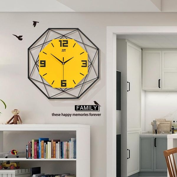 wall clocks geometric metal wooden clock glow in the dark luminous hands and numbers modern home room decoration
wall clocks geometric metal wooden clock glow in the dark luminous hands and numbers modern home room decoration