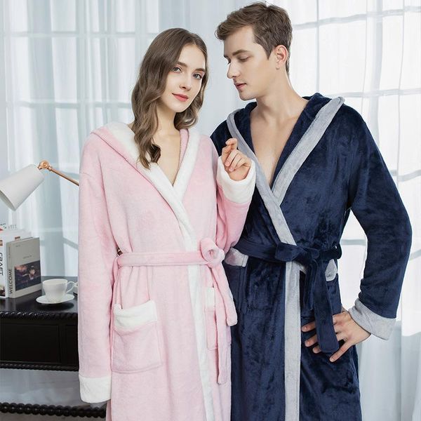 women's sleepwear dressing gown solid flannel hooded long bathrobe winter ladies robes with sashes terry thick pajamas for female 2021, Black;red
women's sleepwear dressing gown solid flannel hooded long bathrobe winter ladies robes with sashes terry thick pajamas for female 2021, Black;red