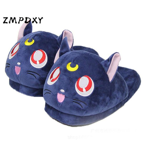 women/men winter fuzzy couple slippers cute cartoon animal cotton slides size eu35-43 ladies indoor warm plush home shoes, Black
women/men winter fuzzy couple slippers cute cartoon animal cotton slides size eu35-43 ladies indoor warm plush home shoes, Black