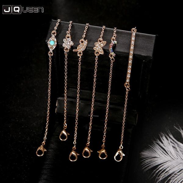 charm bracelets 6pcs women set tiny gold chains eye leaf flower bracelet femme jewelry fashion pulseira feminina, Golden;silver
charm bracelets 6pcs women set tiny gold chains eye leaf flower bracelet femme jewelry fashion pulseira feminina, Golden;silver