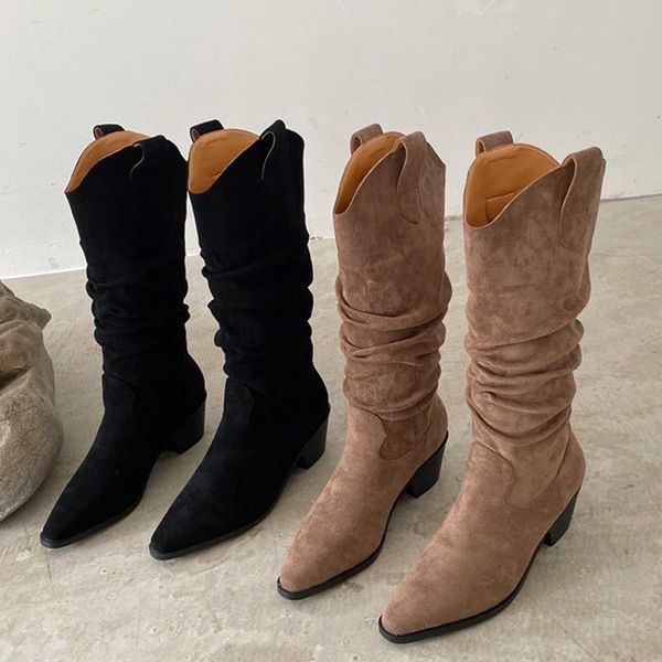 boots women causal ladies booties knee-high winter autumn pointed toe female piled up fashion woman elegant shoes, Black
boots women causal ladies booties knee-high winter autumn pointed toe female piled up fashion woman elegant shoes, Black