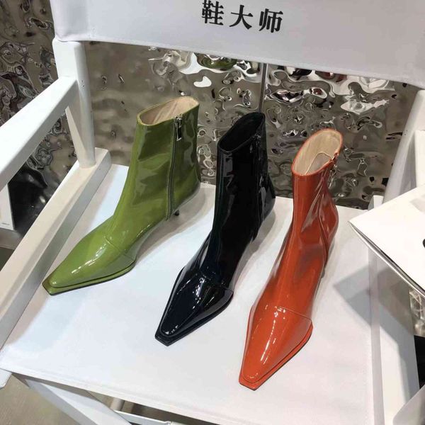 dress shoes dedo do pé apontado botas de tornozelo femininas couro patente meias sapatos estiramento fino salto alto lado zÃper w0nq, Black
dress shoes dedo do pé apontado botas de tornozelo femininas couro patente meias sapatos estiramento fino salto alto lado zÃper w0nq, Black