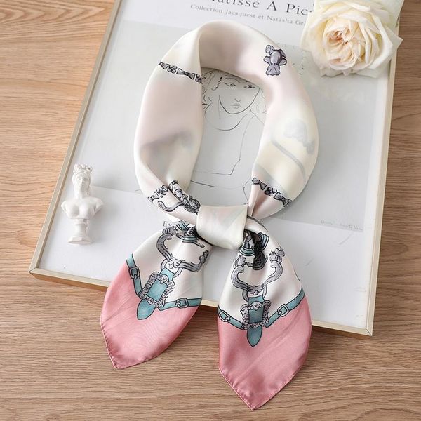 lady silk square scarf print designer bandana fashion female hair neck scarfs shawls head wraps women headkerchief scarves, Blue;gray
lady silk square scarf print designer bandana fashion female hair neck scarfs shawls head wraps women headkerchief scarves, Blue;gray