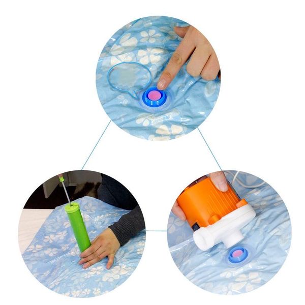 hanging baskets 11pcs thickened vacuum storage bag for cloth compression reusable blanket clothes quilt organizer with hand pump
hanging baskets 11pcs thickened vacuum storage bag for cloth compression reusable blanket clothes quilt organizer with hand pump