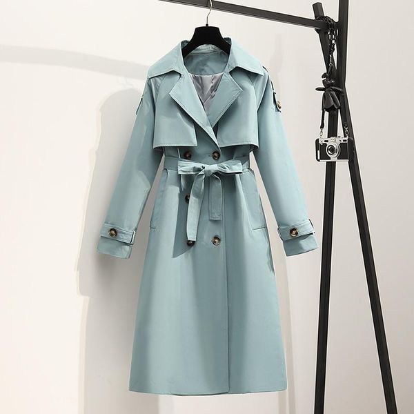women's trench coats double-breasted drawstring windbreaker mid-length british style coat female spring and autumn loose fashion blue s, Tan;black
women's trench coats double-breasted drawstring windbreaker mid-length british style coat female spring and autumn loose fashion blue s, Tan;black