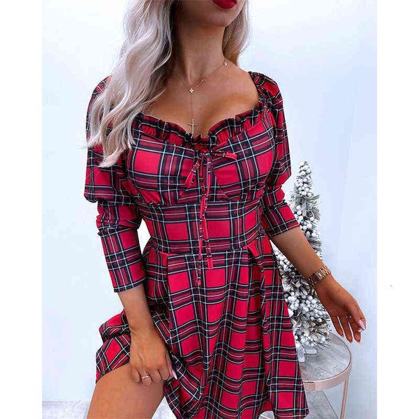 casual dresses 2022 spring fashion plaid square neck high waist long sleeve dresses short skirt, Black;gray
casual dresses 2022 spring fashion plaid square neck high waist long sleeve dresses short skirt, Black;gray