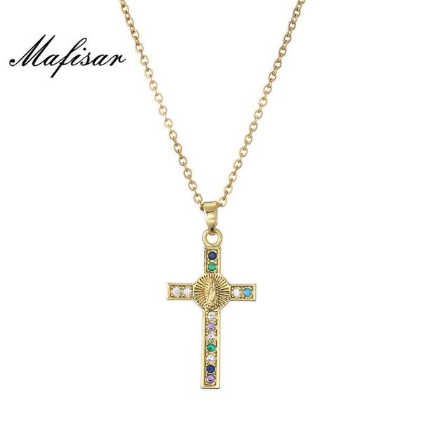 pendant necklaces mafisar classic design cross virgin mary necklace for women men mix color cz jewelry, Silver
pendant necklaces mafisar classic design cross virgin mary necklace for women men mix color cz jewelry, Silver