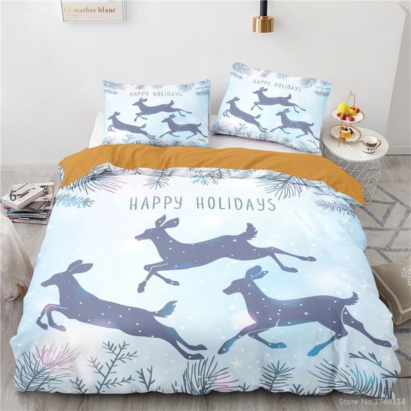 bedding sets happy holidays deer pattern 3d cartoon printed set duvet cover / quilt for home bedroom decor christmas gift
bedding sets happy holidays deer pattern 3d cartoon printed set duvet cover / quilt for home bedroom decor christmas gift