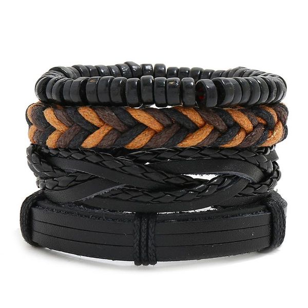 handmade leather bracelet set jewelry pulseras gift for friends bijoux men hombre homme accessories luxury masculina para cadeau charm brace, Golden;silver
handmade leather bracelet set jewelry pulseras gift for friends bijoux men hombre homme accessories luxury masculina para cadeau charm brace, Golden;silver