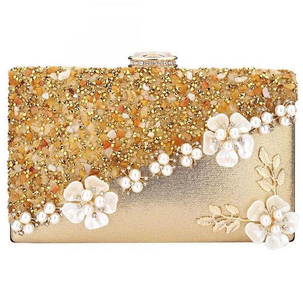 evening bags one-shoulder white messenger shopping bag pearl flower luxury design metal chain ladies dress clutch wedding
evening bags one-shoulder white messenger shopping bag pearl flower luxury design metal chain ladies dress clutch wedding