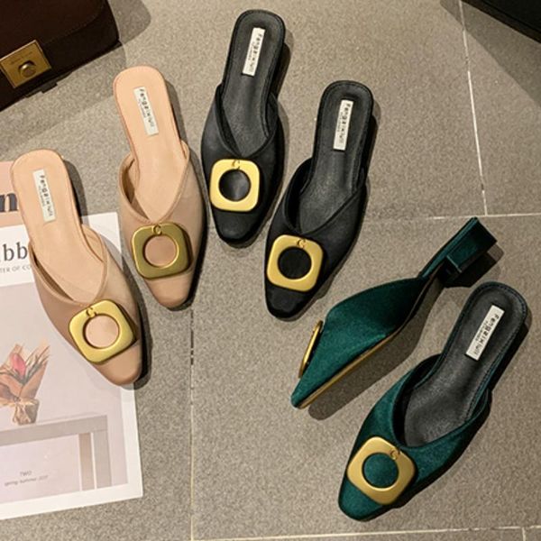 slippers spring 2021 woman shoes mules shallow women's slides females flats party womens footwear sandalias mujer jj39, Black
slippers spring 2021 woman shoes mules shallow women's slides females flats party womens footwear sandalias mujer jj39, Black