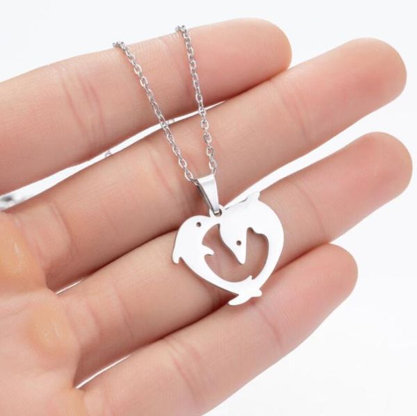 pendant necklaces 2021 necklace for women dolphin lovers dangle collier minimalist style female birthday jewelry bijoux gift, Silver
pendant necklaces 2021 necklace for women dolphin lovers dangle collier minimalist style female birthday jewelry bijoux gift, Silver
