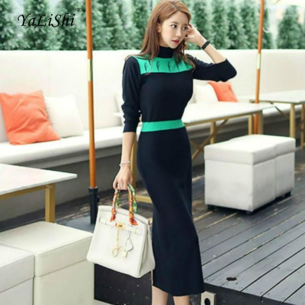 casual dresses 2021 plus size straight dress autumn women black grey long sleeve stand mid-calf sweater office ladies wrap, Black;gray
casual dresses 2021 plus size straight dress autumn women black grey long sleeve stand mid-calf sweater office ladies wrap, Black;gray