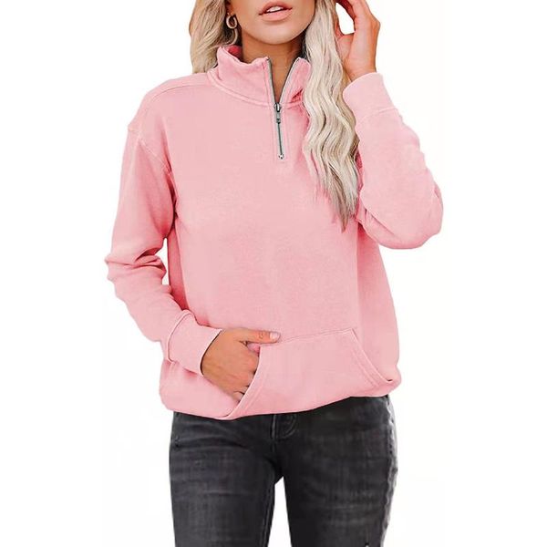 women's hoodies & sweatshirts solid color zipper strand collar sweatshirt women autumn winter long sleeve casual loose pocket korean pu, Black
women's hoodies & sweatshirts solid color zipper strand collar sweatshirt women autumn winter long sleeve casual loose pocket korean pu, Black