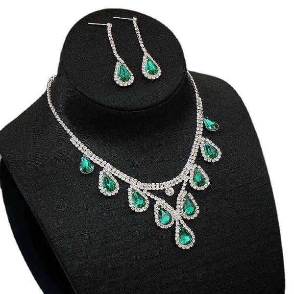 selling exquisite necklace set fashion high-grade color earrings jewelry two-piece set female, Silver
selling exquisite necklace set fashion high-grade color earrings jewelry two-piece set female, Silver