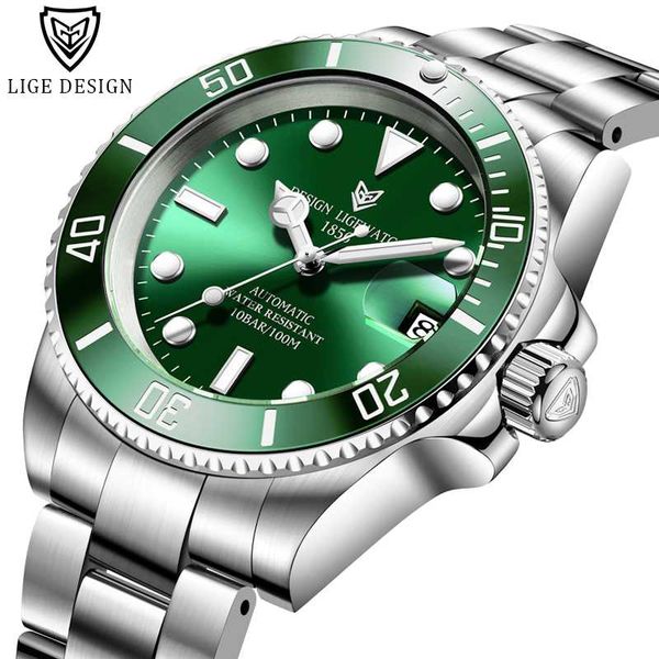 wristwatches 2021 lige business watch men automatic mechanical tourbillon clock fashion full steel 50 waterproof green water ghost, Slivery;brown
wristwatches 2021 lige business watch men automatic mechanical tourbillon clock fashion full steel 50 waterproof green water ghost, Slivery;brown