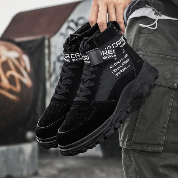 spring autumn high retro mens boots shoes outdoor anti odor work sneakers all match trend round toe martin boots for men
spring autumn high retro mens boots shoes outdoor anti odor work sneakers all match trend round toe martin boots for men