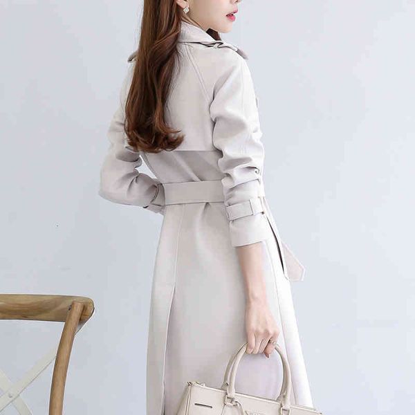 women's trench coats spring and autumn ol white-collar korean version of women's windbreaker, slim long pure color coat hdh6, Tan;black
women's trench coats spring and autumn ol white-collar korean version of women's windbreaker, slim long pure color coat hdh6, Tan;black