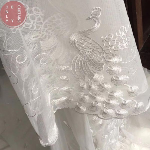 curtain & drapes phoenix luxury embroidered tulle curtains for living room white/blue/golden birds multi-color optional high quality
curtain & drapes phoenix luxury embroidered tulle curtains for living room white/blue/golden birds multi-color optional high quality