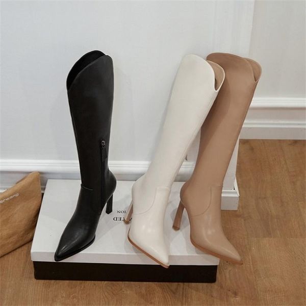 boots apricot women's slim high heels autumn winter 2021 pointed leather tube western cowboy plush fashion long, Black
boots apricot women's slim high heels autumn winter 2021 pointed leather tube western cowboy plush fashion long, Black