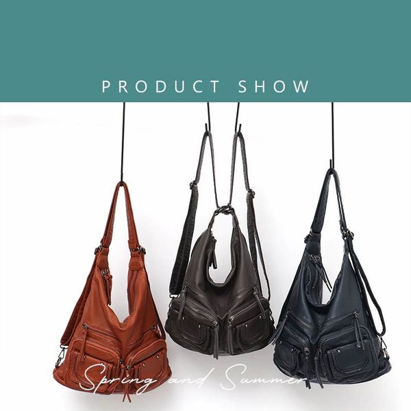 cezira large soft casual women bags functional girl school backpack pu leather bag ladies multi pockets messenger&shoulder bag k726
cezira large soft casual women bags functional girl school backpack pu leather bag ladies multi pockets messenger&shoulder bag k726