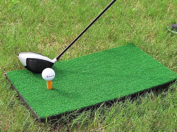 golf training aids saplize mat 12"x24" residential practice hitting with removable rubber tee holder, portable indoor home use or
golf training aids saplize mat 12"x24" residential practice hitting with removable rubber tee holder, portable indoor home use or