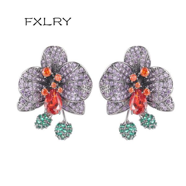 stud fxlry fashion cubic zirconia yellow/ purple flower earring for women wedding jewelry, Golden;silver
stud fxlry fashion cubic zirconia yellow/ purple flower earring for women wedding jewelry, Golden;silver