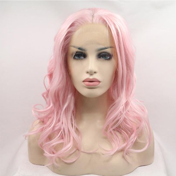 synthetic wigs melody baby pink wig 16" curly wave lace front heat resistant replacement princess color for women girl, Black
synthetic wigs melody baby pink wig 16" curly wave lace front heat resistant replacement princess color for women girl, Black