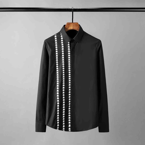 tee polo shirt shirt shirt black luxury long sleeve pentagram casual mens plus size 4xl fashion slim fit man shirts, White;black
tee polo shirt shirt shirt black luxury long sleeve pentagram casual mens plus size 4xl fashion slim fit man shirts, White;black