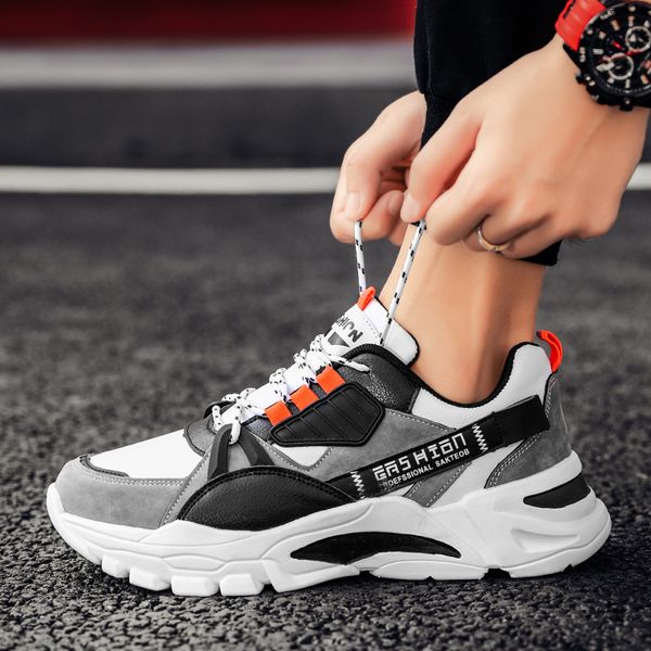 new arrival casual shoes mens comfortable sneakers leather thick sole fashion mans leisure shoes trend tide shoes color mixing
new arrival casual shoes mens comfortable sneakers leather thick sole fashion mans leisure shoes trend tide shoes color mixing