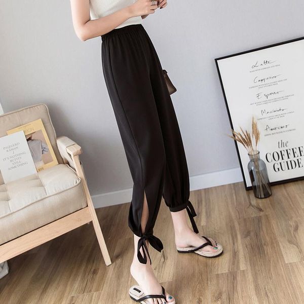 women's pants & capris 2021 soft comfort women high waist casual summer slacks carrot ice silk thin bloomers trousers plus size, Black;white
women's pants & capris 2021 soft comfort women high waist casual summer slacks carrot ice silk thin bloomers trousers plus size, Black;white
