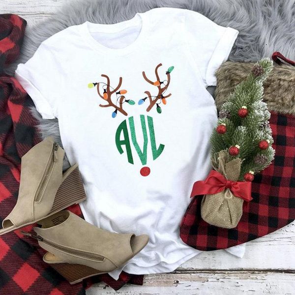 women's t-shirt christmas santa claus tees treesnowman print cartoon shirt 2022 happy year holiday fashion xl, White
women's t-shirt christmas santa claus tees treesnowman print cartoon shirt 2022 happy year holiday fashion xl, White