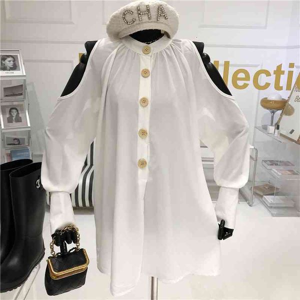 spring summer 2021 fashion design of female niche sense hanging neck off shoulder dressed sleeve dress, Black;gray
spring summer 2021 fashion design of female niche sense hanging neck off shoulder dressed sleeve dress, Black;gray