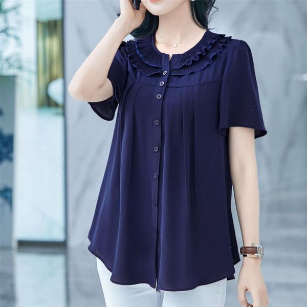 women blouses womens basic selling button solid summer short sleeve shirt female chiffon slim clothing plus size, White
women blouses womens basic selling button solid summer short sleeve shirt female chiffon slim clothing plus size, White