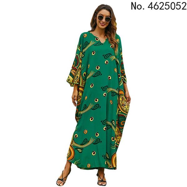 casual dresses summer europe holiday loose robe middle east women v-neck print plus size dinner party swing long, Black;gray
casual dresses summer europe holiday loose robe middle east women v-neck print plus size dinner party swing long, Black;gray